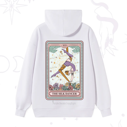 Purplehecate The Aerial Hoop Star Tarot Card Hoodie