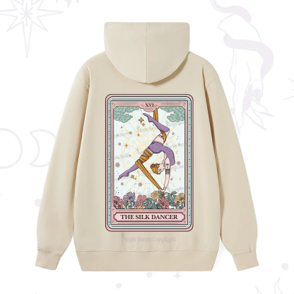 Purplehecate The Aerial Hoop Star Tarot Card Hoodie