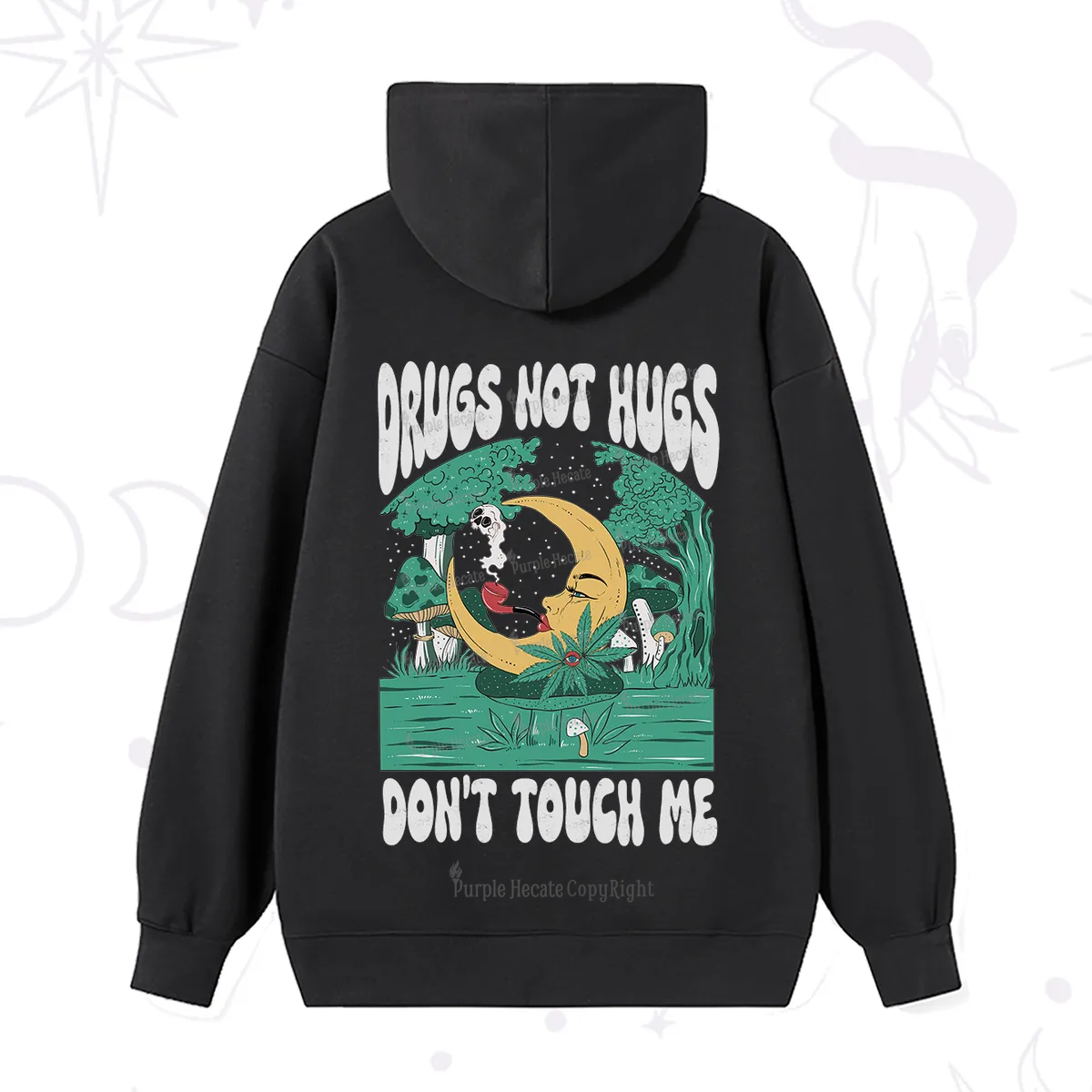 Purplehecate Weed Be Sarcastic Hoodie