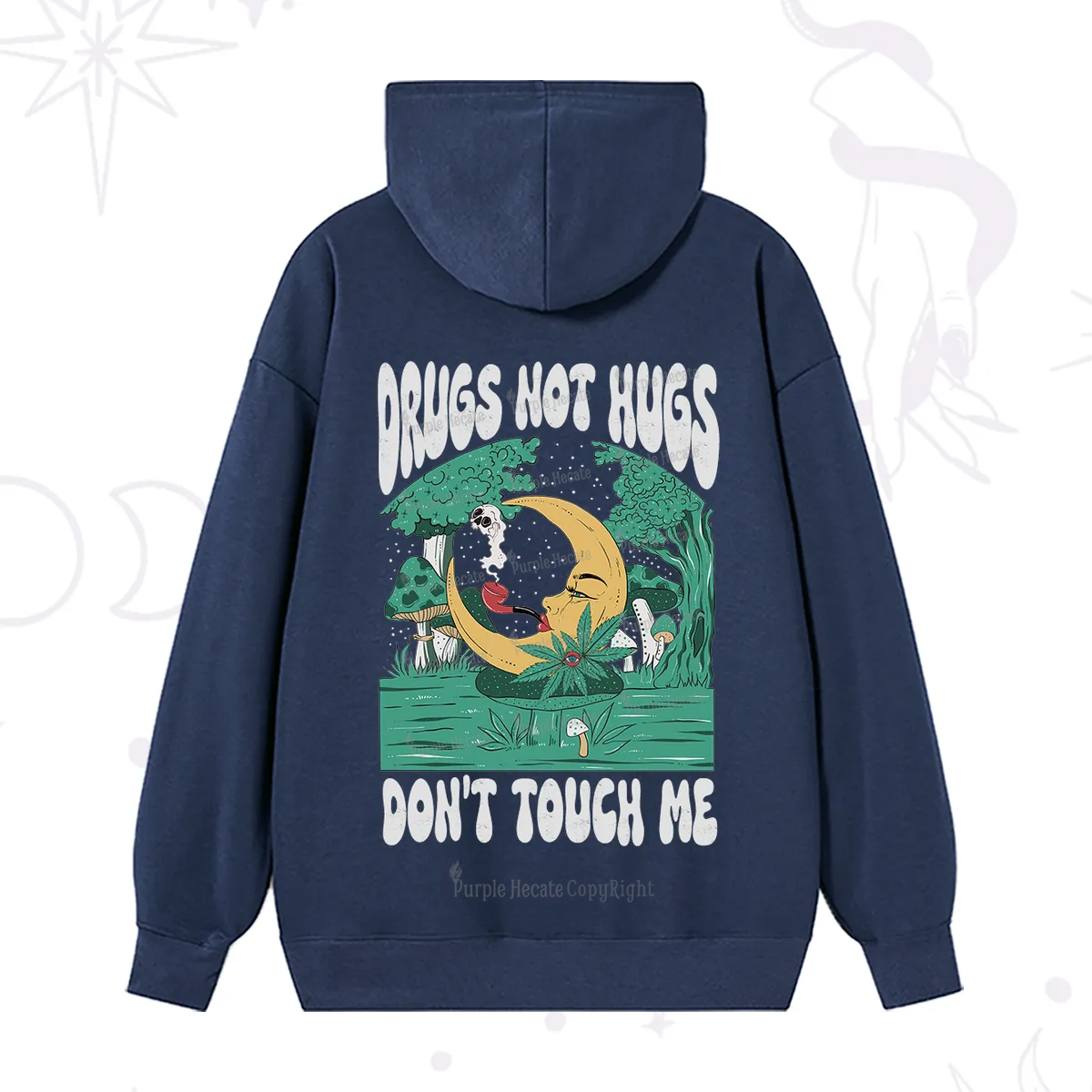 Purplehecate Weed Be Sarcastic Hoodie