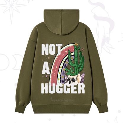 Purplehecate Not A Hugger Hoodie