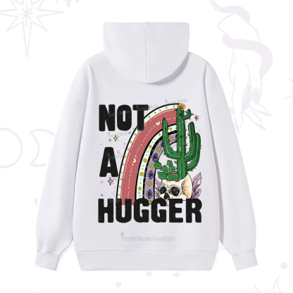 Purplehecate Not A Hugger Hoodie