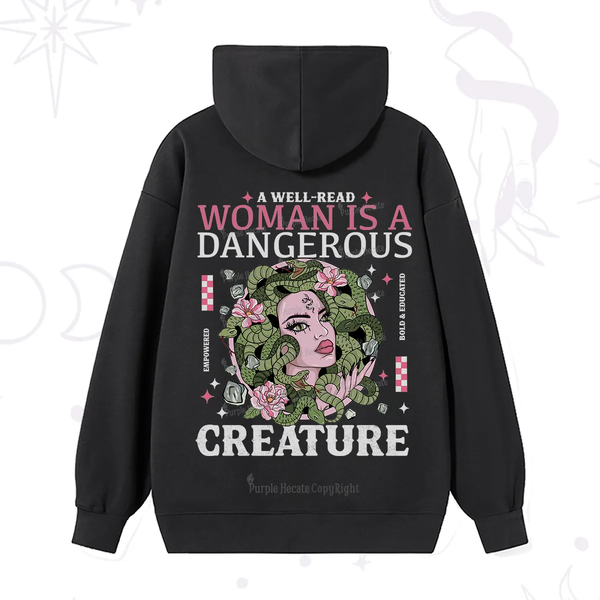 Purplehecate A Well Read Woman Is A Dangerous Hoodie