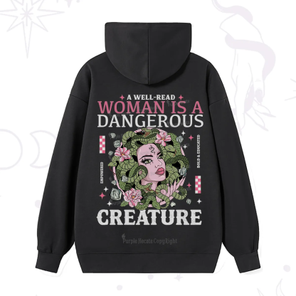 Purplehecate A Well Read Woman Is A Dangerous Hoodie