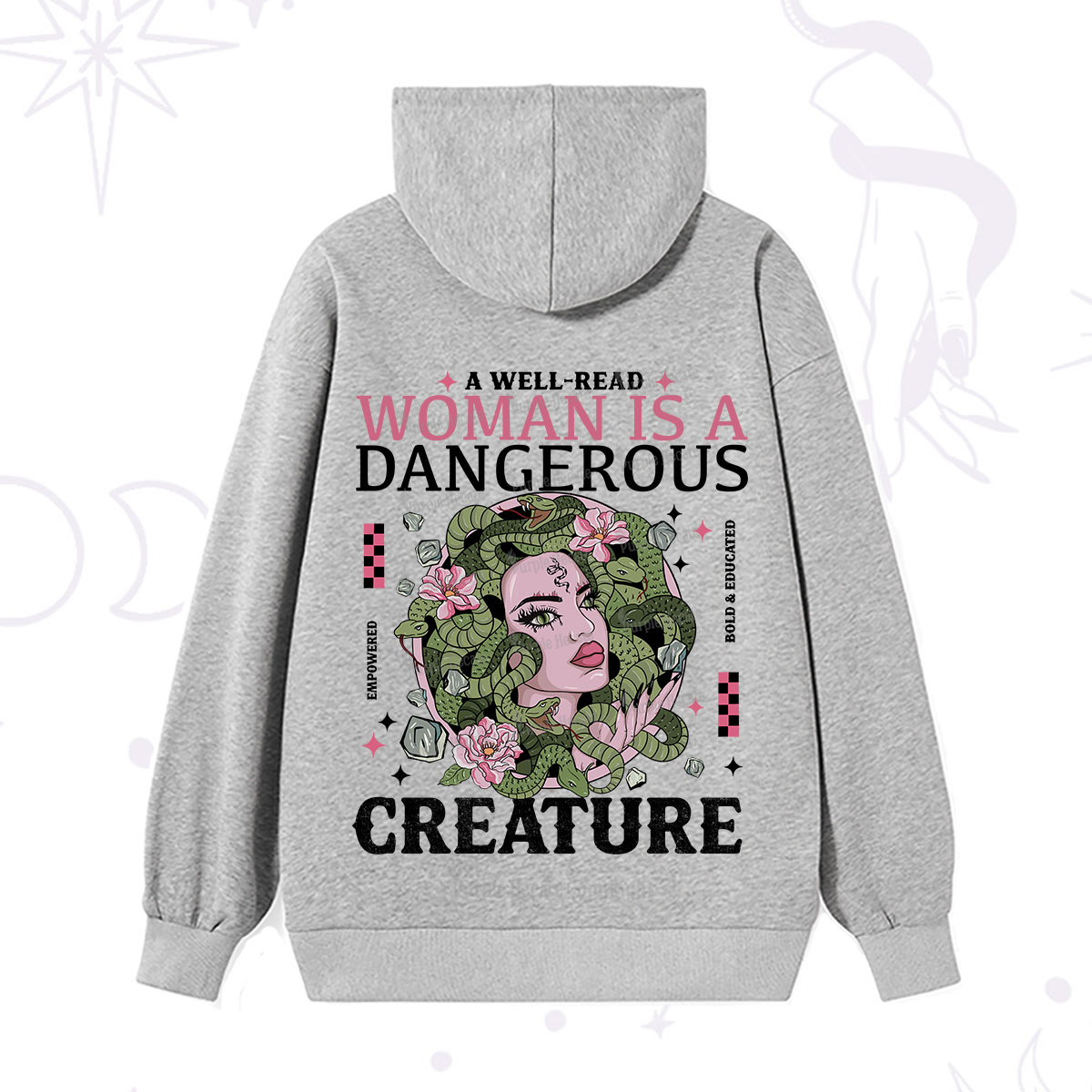 Purplehecate A Well Read Woman Is A Dangerous Hoodie