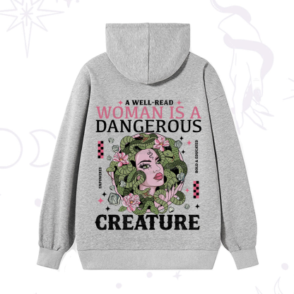 Purplehecate A Well Read Woman Is A Dangerous Hoodie