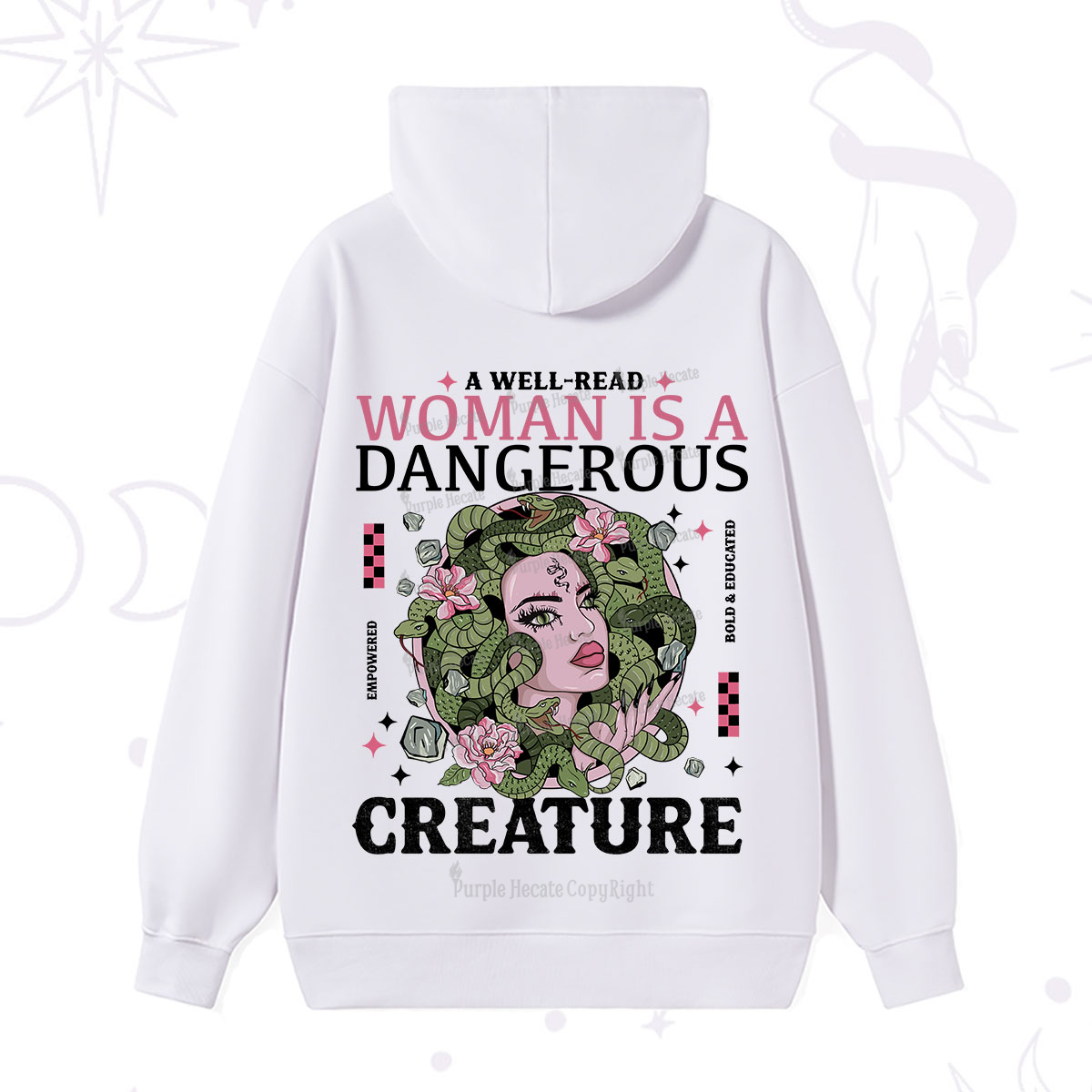 Purplehecate A Well Read Woman Is A Dangerous Hoodie