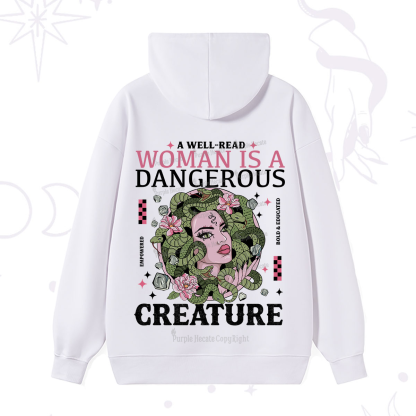 Purplehecate A Well Read Woman Is A Dangerous Hoodie