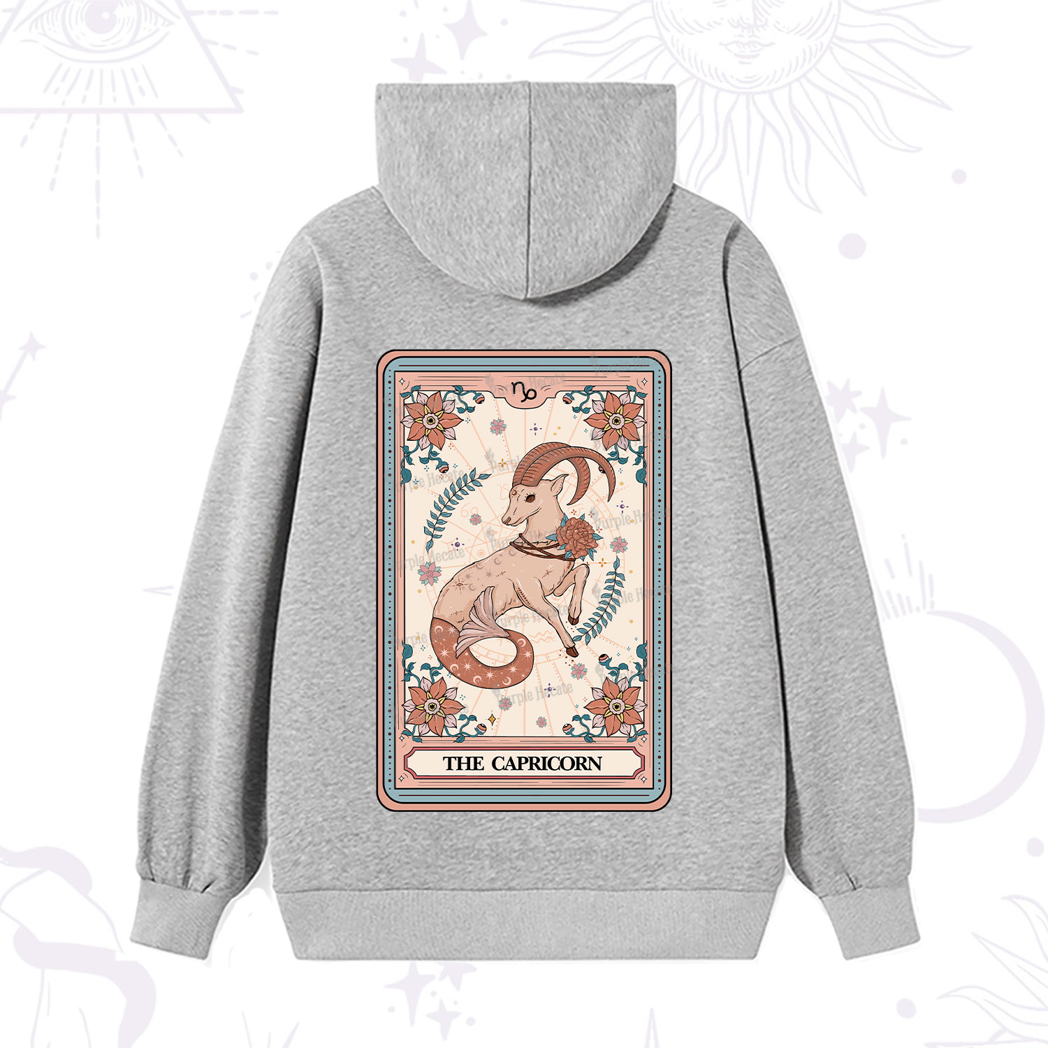 Purplehecate The Capricorn Tarot Card Hoodie