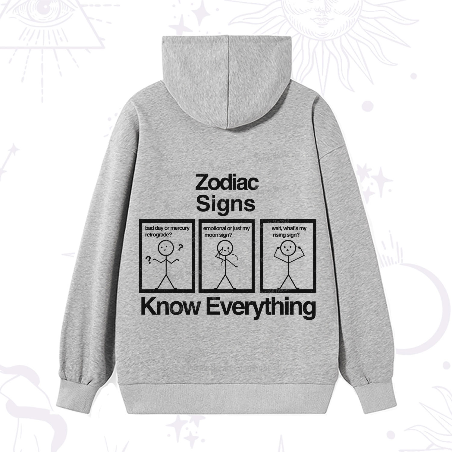 Purplehecate Zodiac Signs Know Everything Hoodie