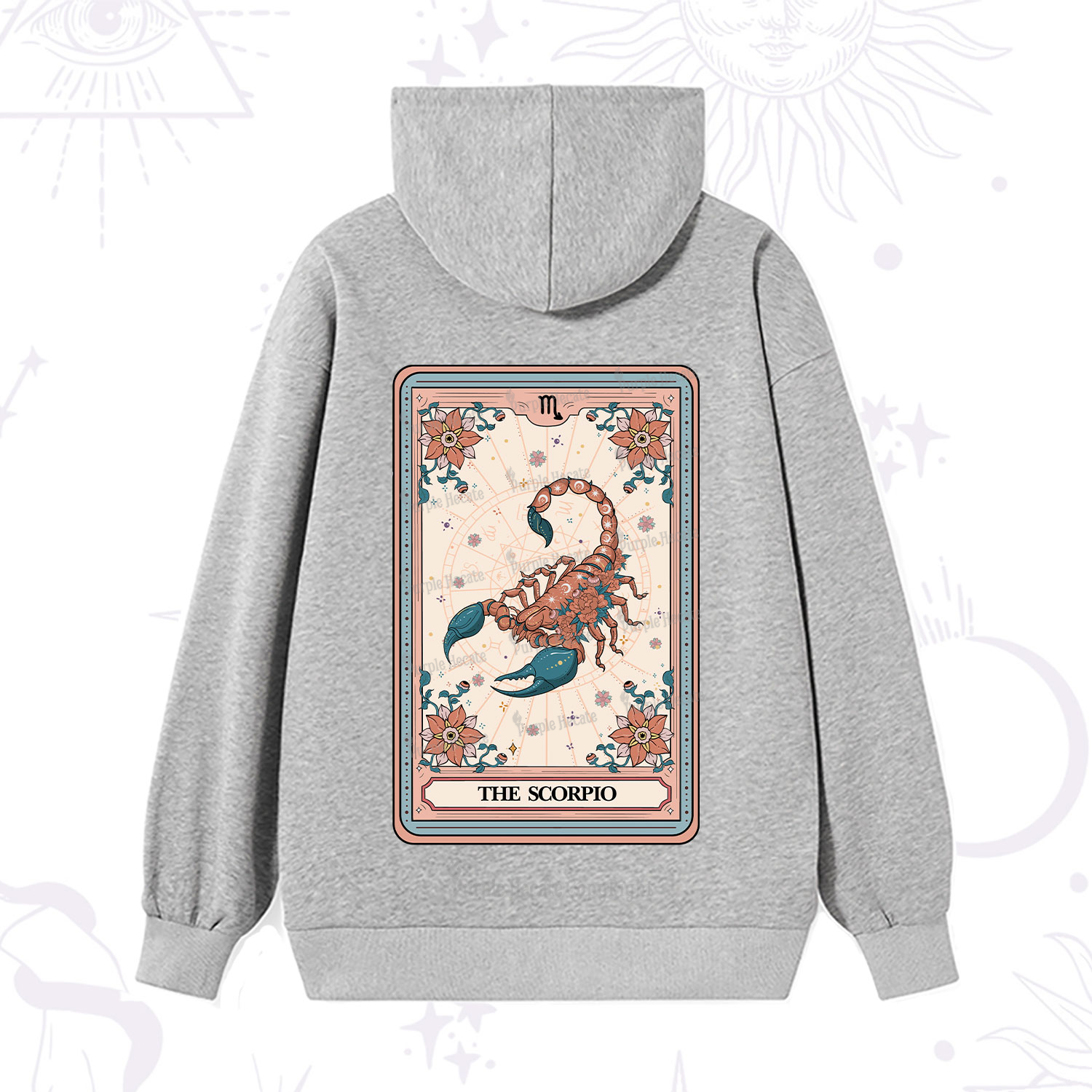 Purplehecate The Scorpio Tarot Card Hoodie