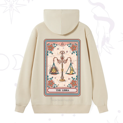 Purplehecate The Libra Tarot Card Hoodie