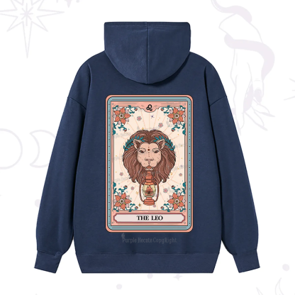 Purplehecate The Leo Tarot Card Hoodie