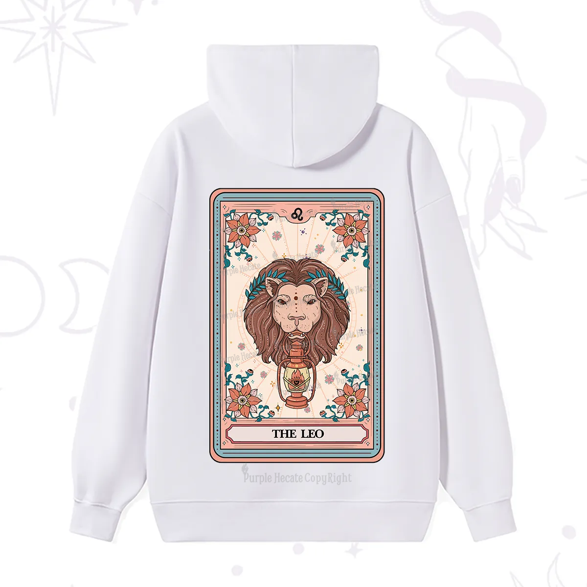 Purplehecate The Leo Tarot Card Hoodie