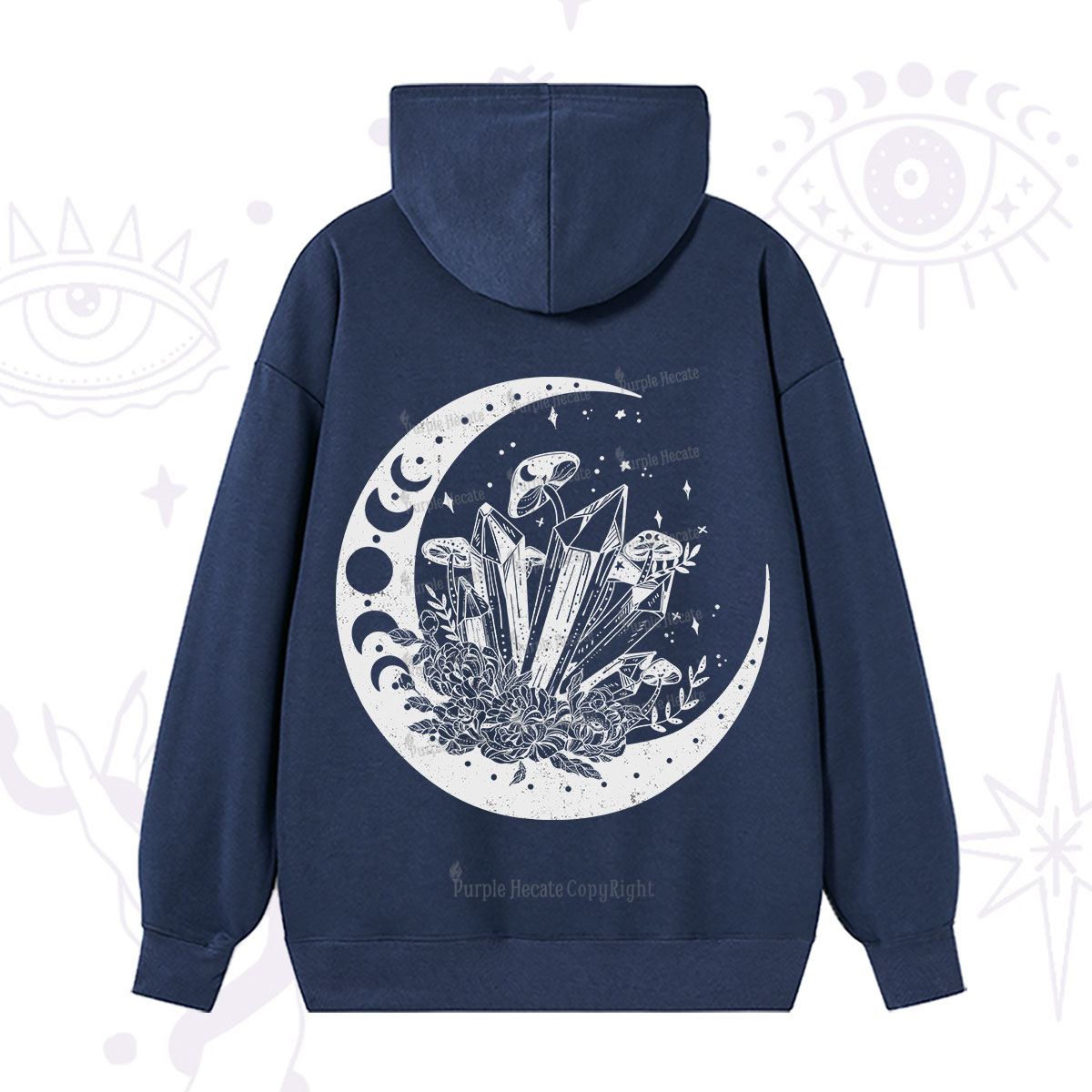 Purplehecate Moonshine and Crystal Hoodie