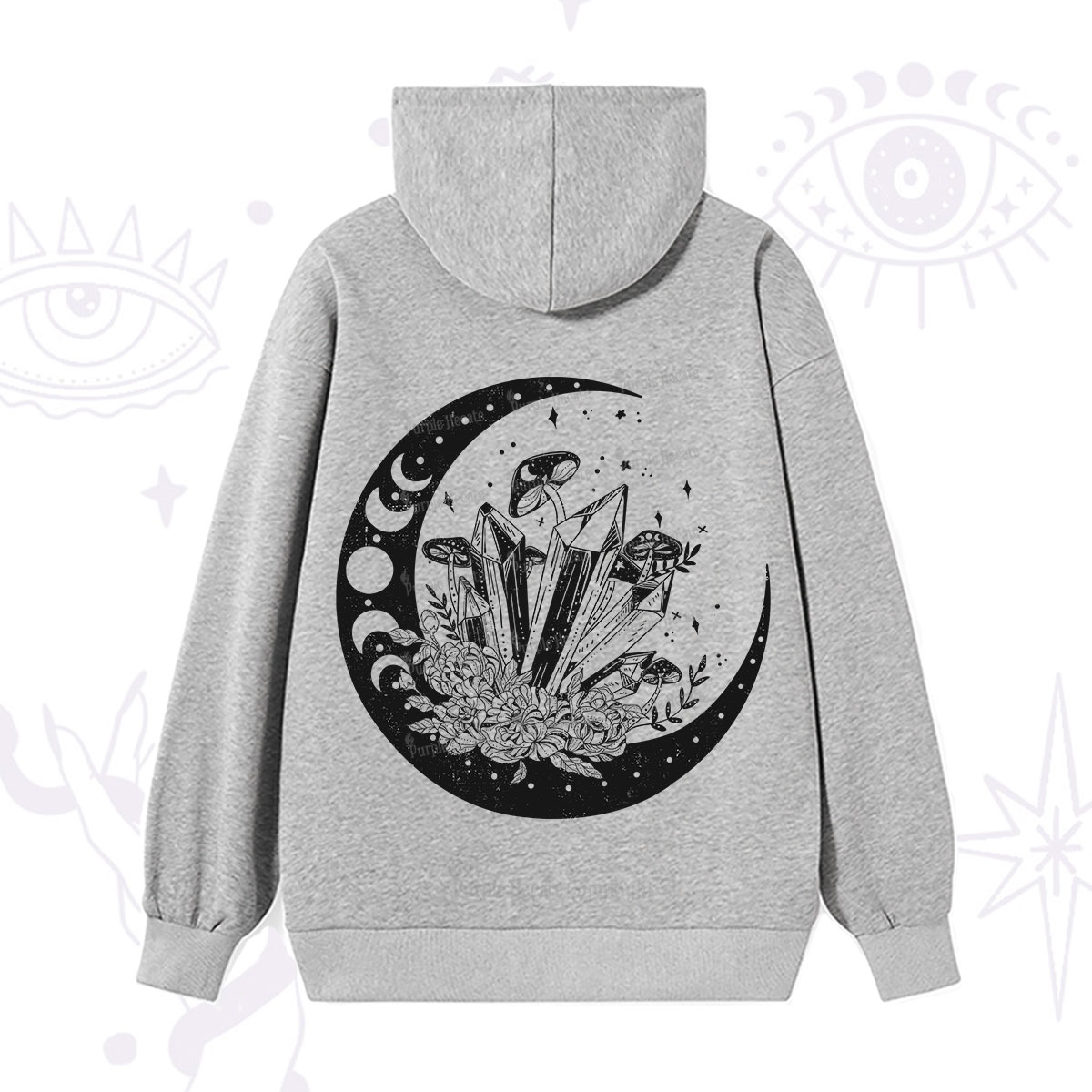 Purplehecate Moonshine and Crystal Hoodie