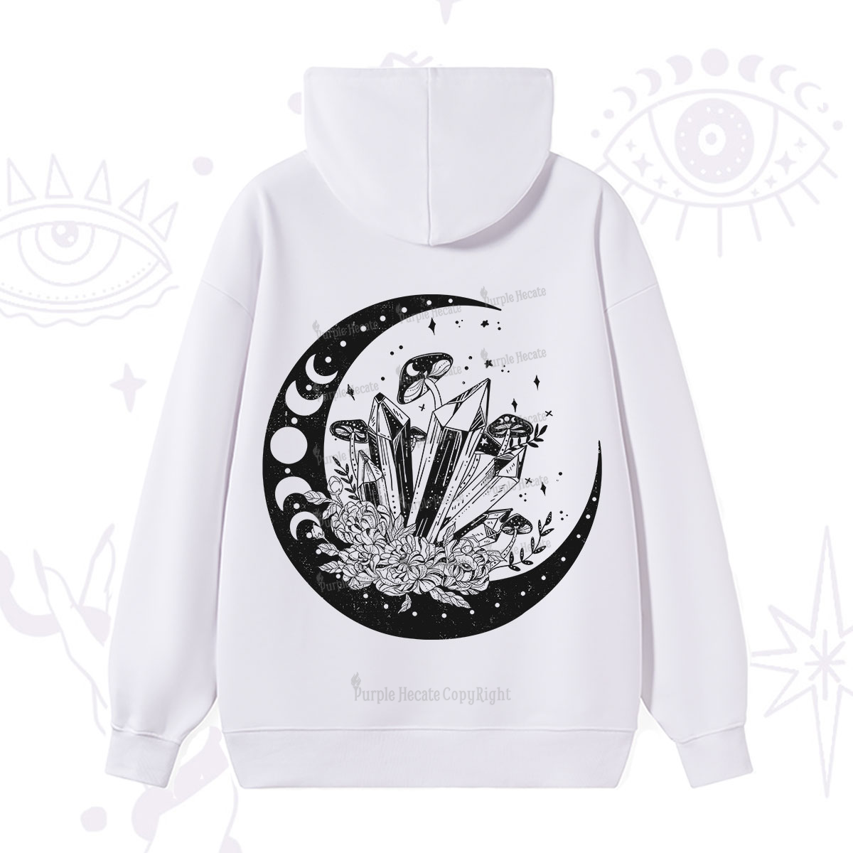Purplehecate Moonshine and Crystal Hoodie