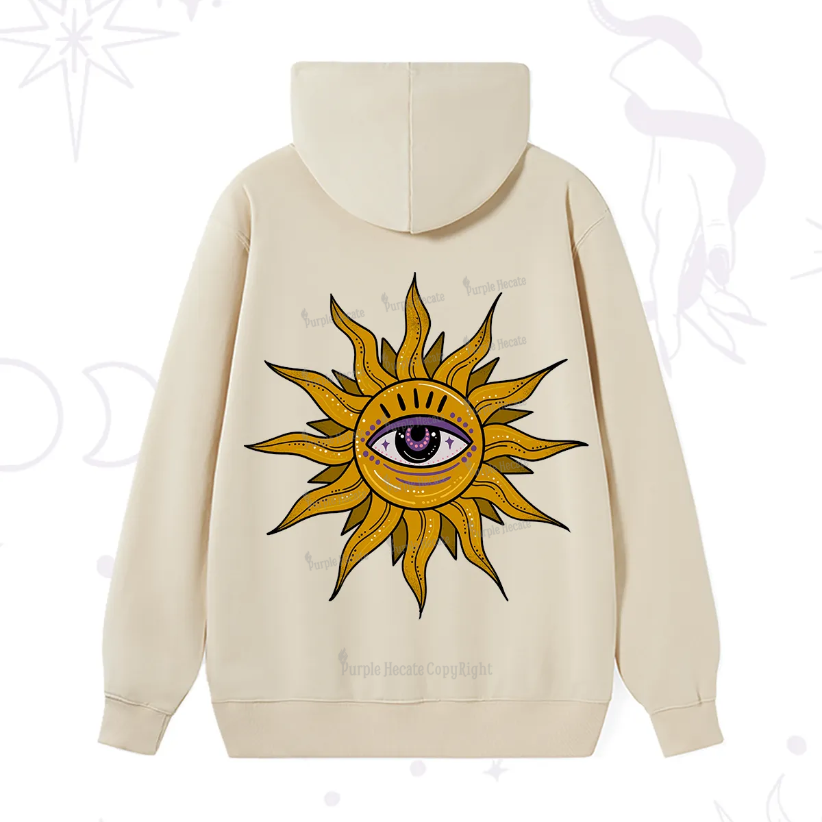 Purplehecate Eye of the Sun Hoodie