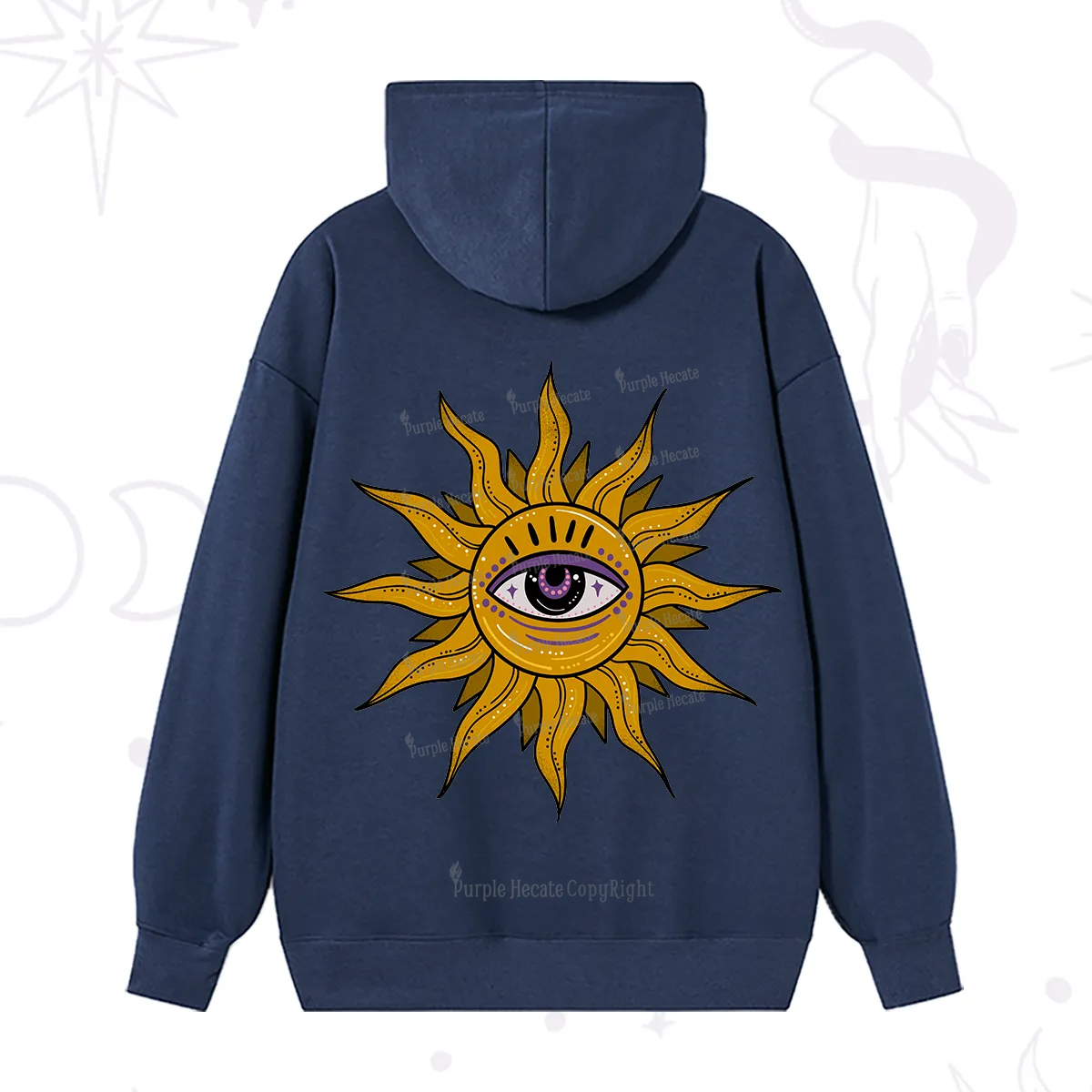 Purplehecate Eye of the Sun Hoodie