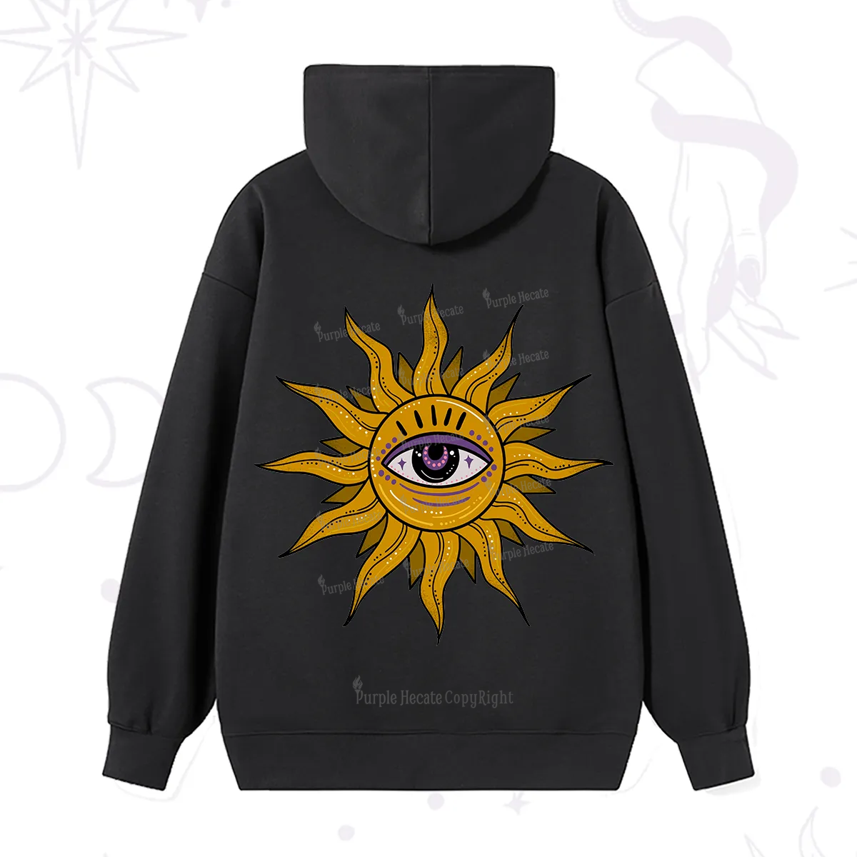 Purplehecate Eye of the Sun Hoodie