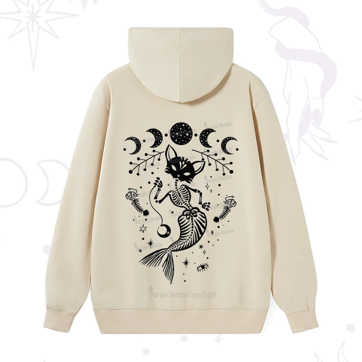 Purplehecate Purr-maid Tales Hoodie