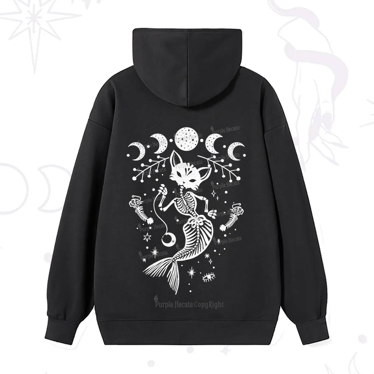 Purplehecate Purr-maid Tales Hoodie