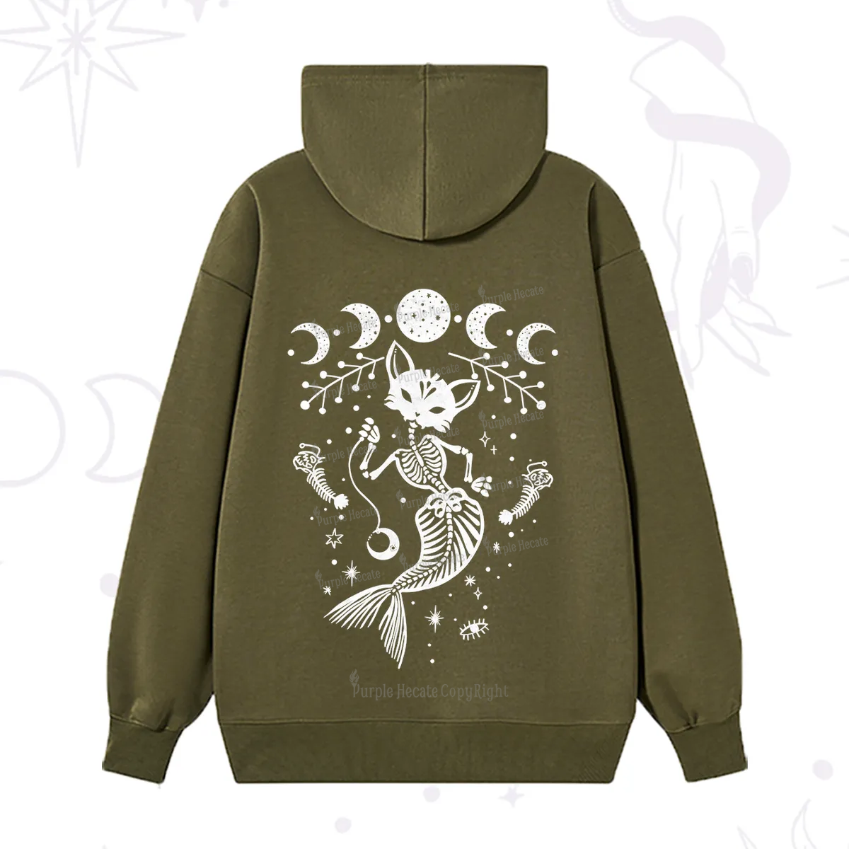 Purplehecate Purr-maid Tales Hoodie
