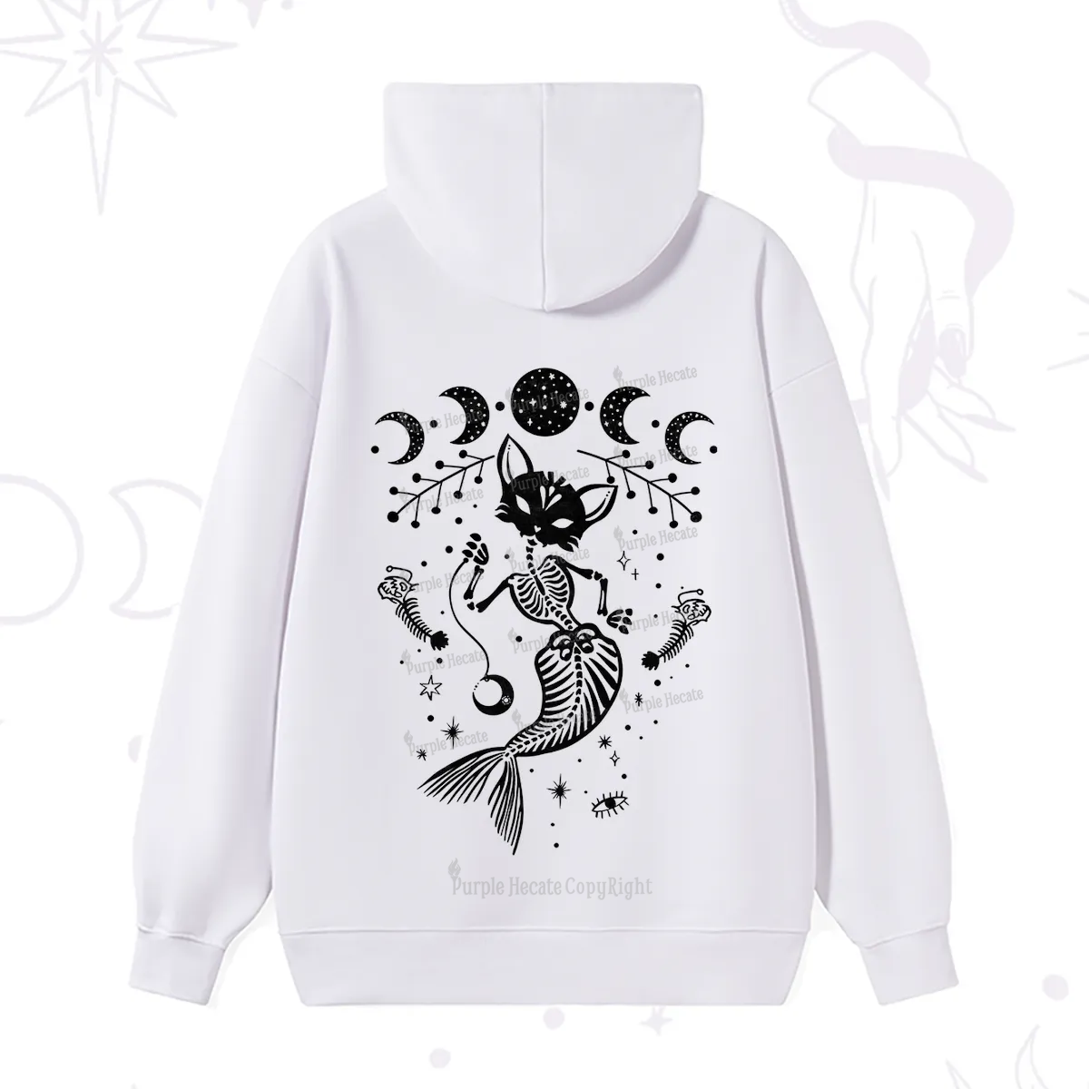 Purplehecate Purr-maid Tales Hoodie