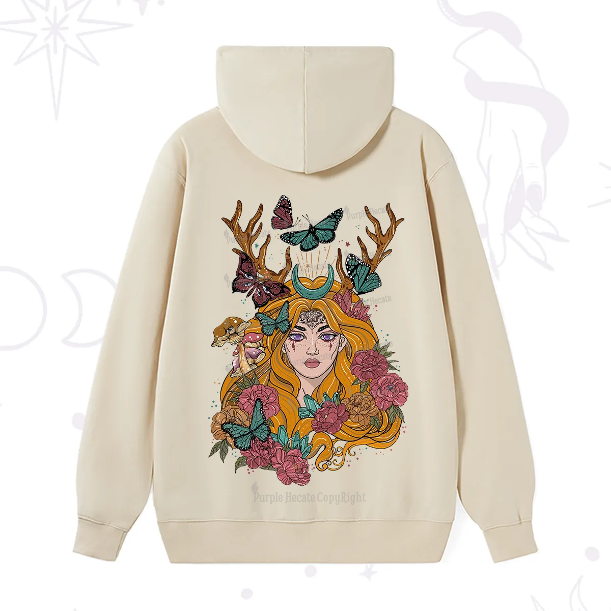 Purplehecate Butterfly Flutter Hoodie