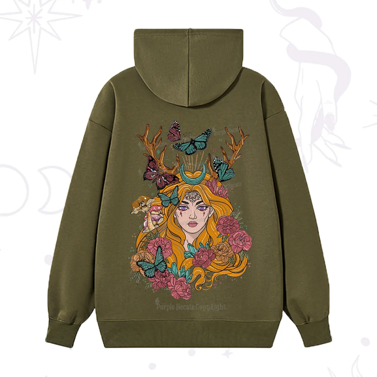 Purplehecate Butterfly Flutter Hoodie