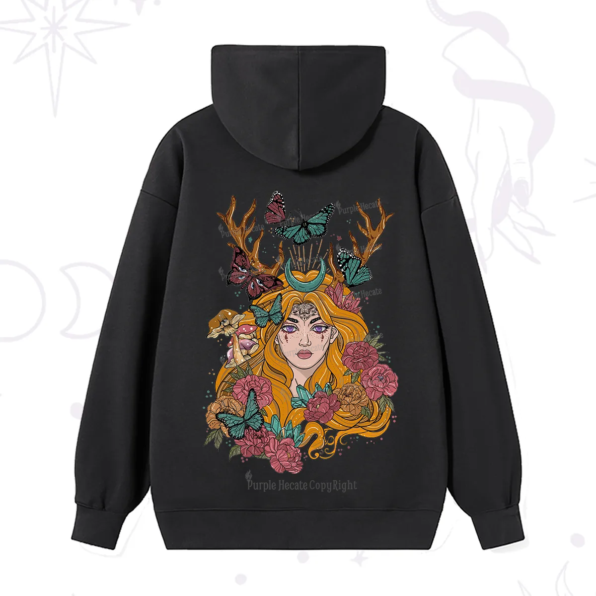 Purplehecate Butterfly Flutter Hoodie