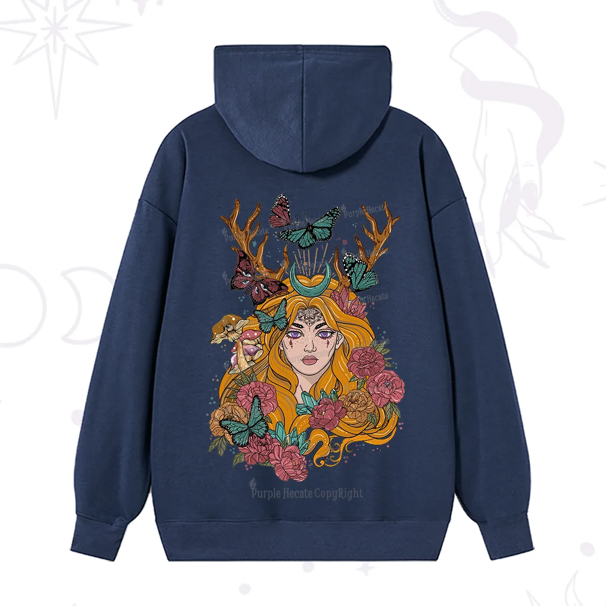 Purplehecate Butterfly Flutter Hoodie