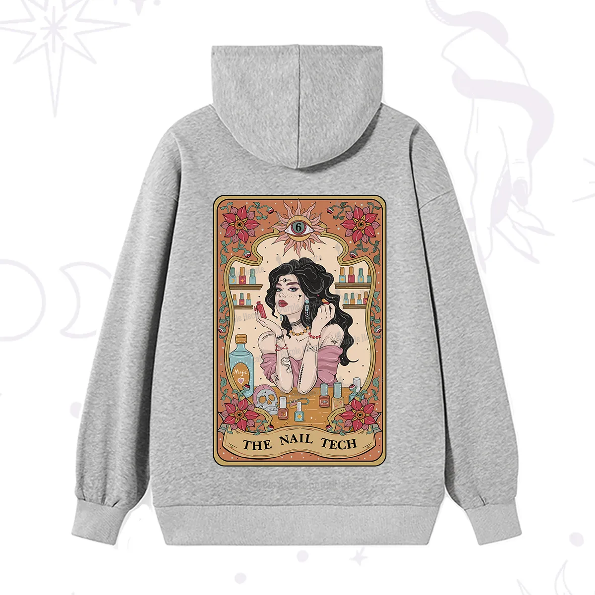 Purplehecate The Nail Tech Tarot Hoodie