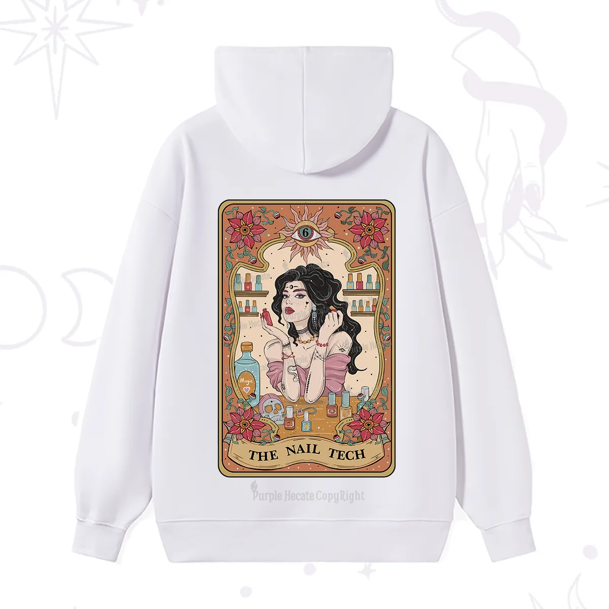 Purplehecate The Nail Tech Tarot Hoodie