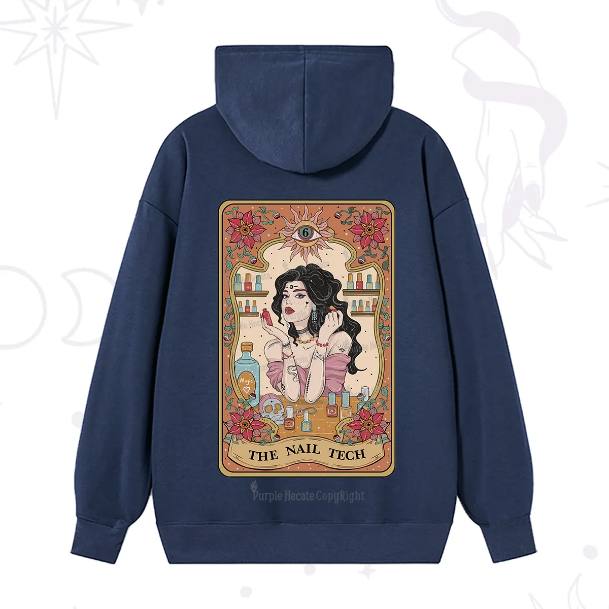 Purplehecate The Nail Tech Tarot Hoodie