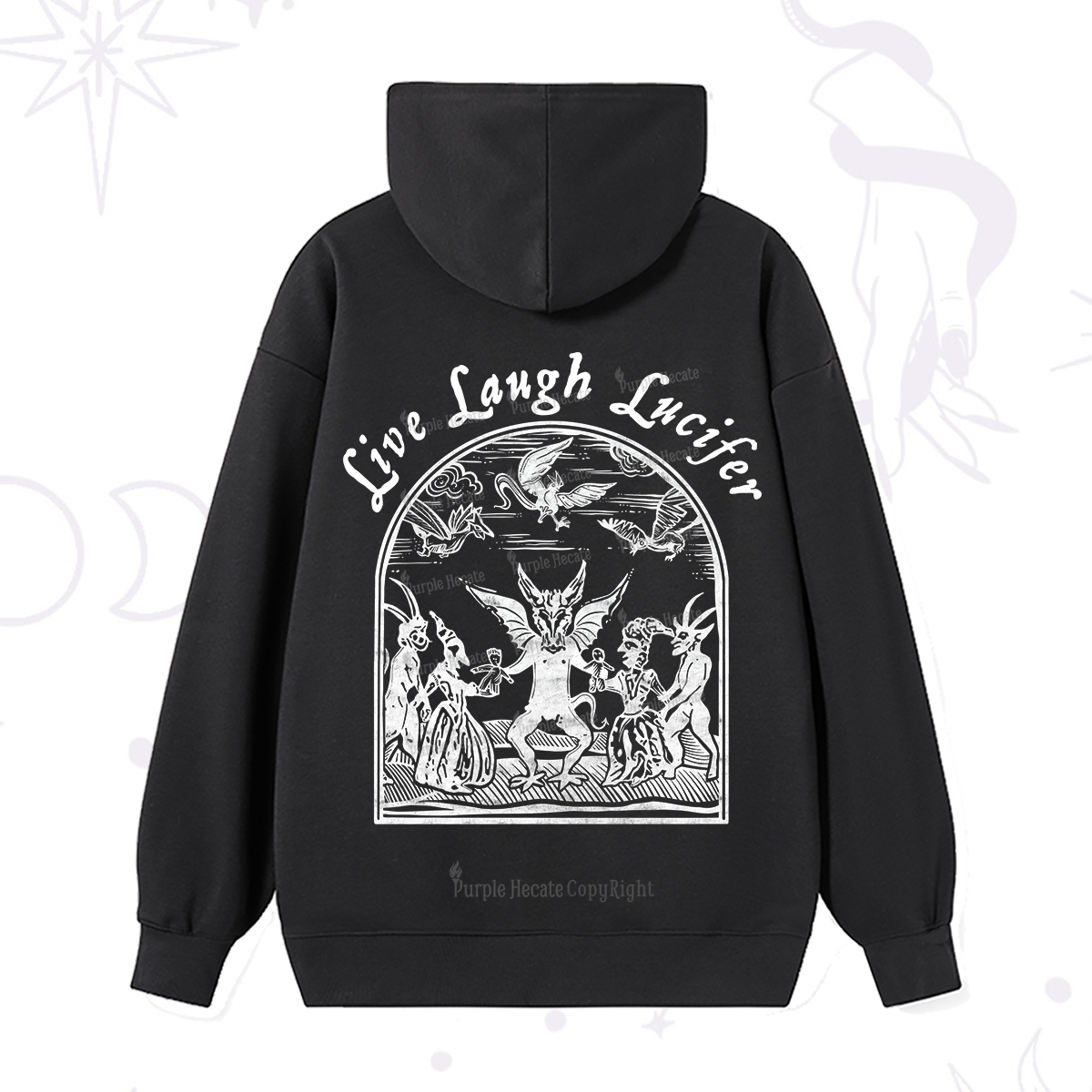 Purplehecate Live Laugh Lucifer Hoodie