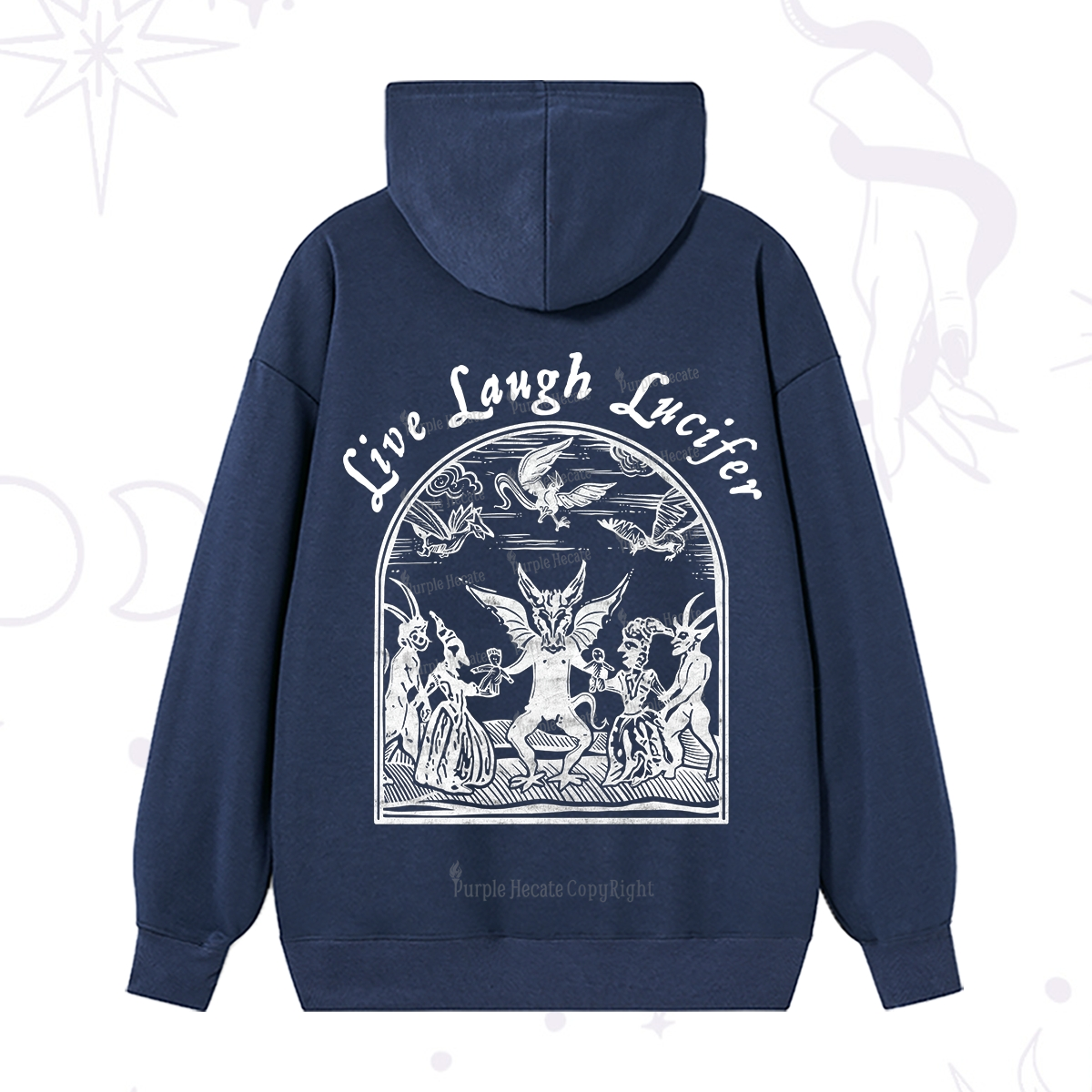 Purplehecate Live Laugh Lucifer Hoodie