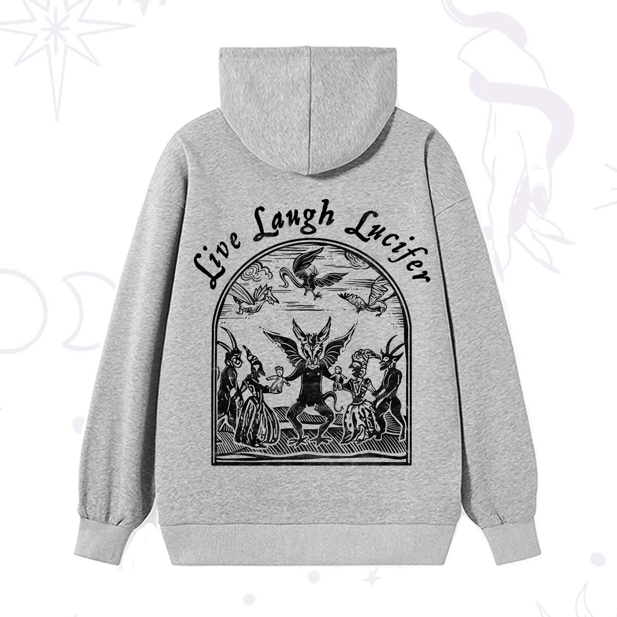 Purplehecate Live Laugh Lucifer Hoodie