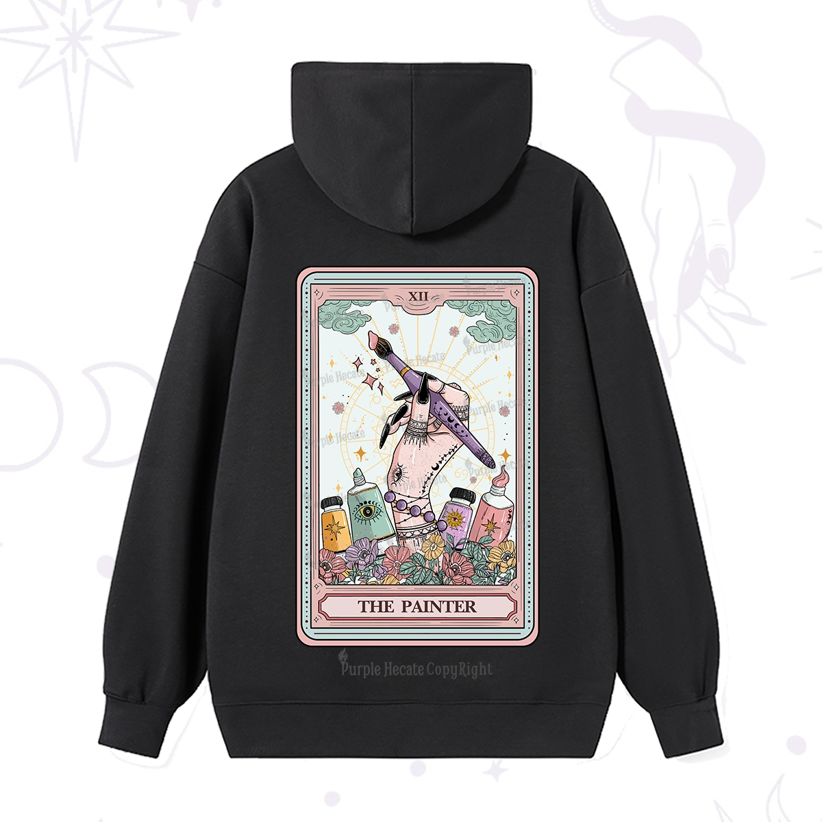 Purplehecate The Painter Tarot Hoodie