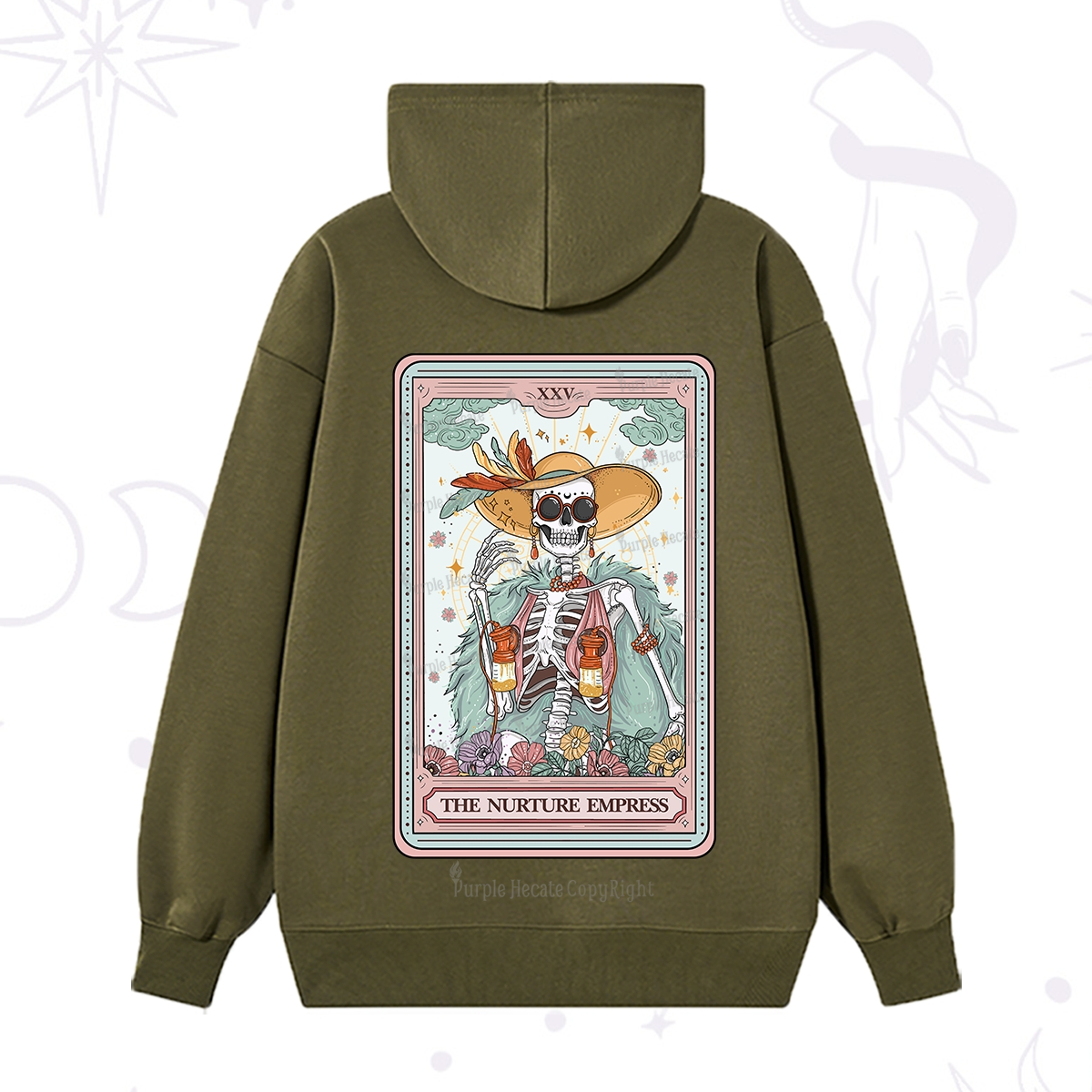 Purplehecate The Nurture Empress Tarot Hoodie