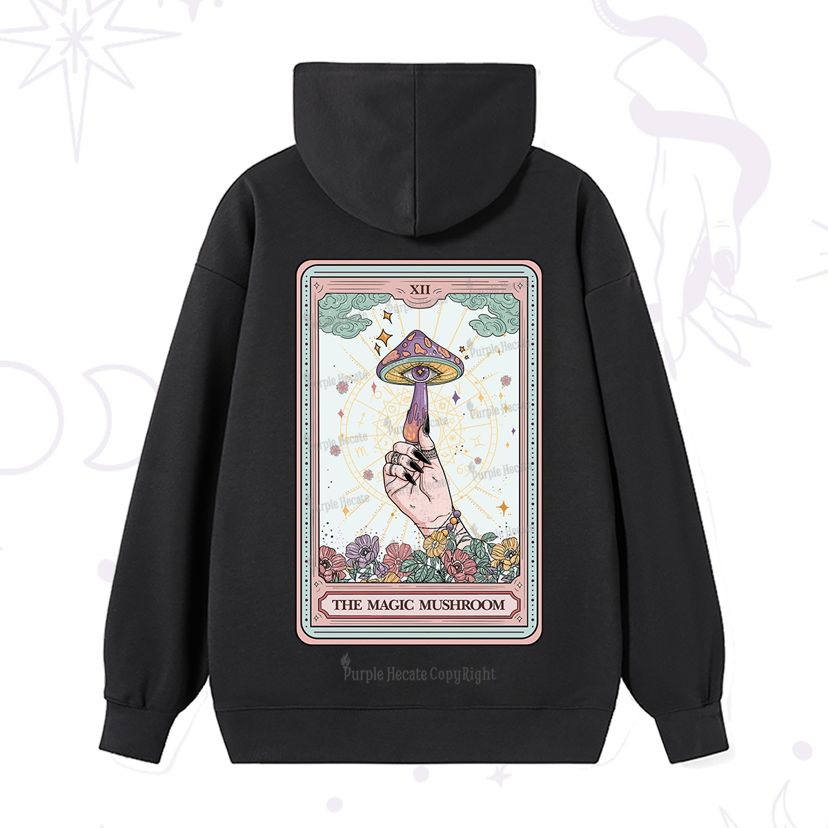 Purplehecate The Magic Murshroom Tarot Hoodie