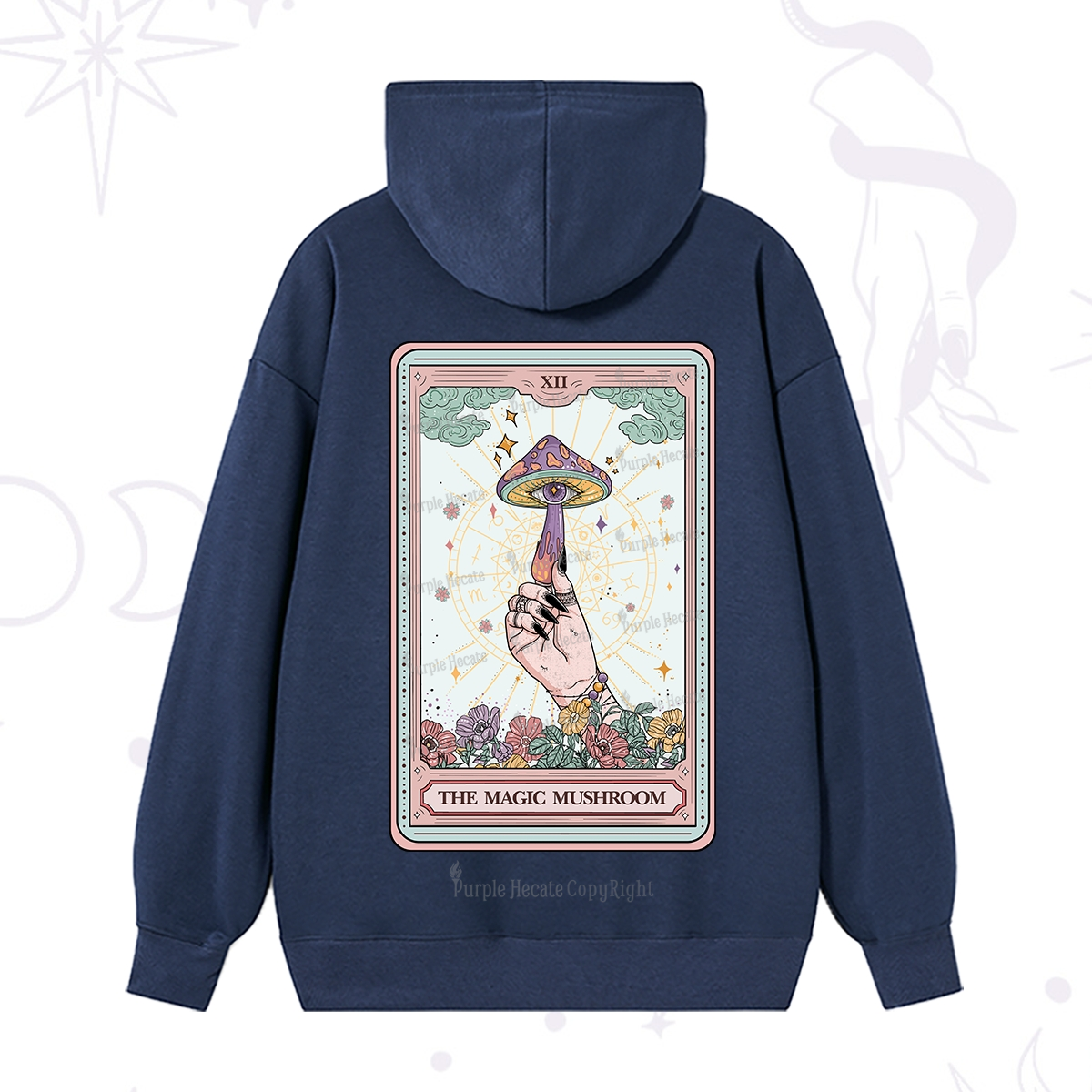 Purplehecate The Magic Murshroom Tarot Hoodie