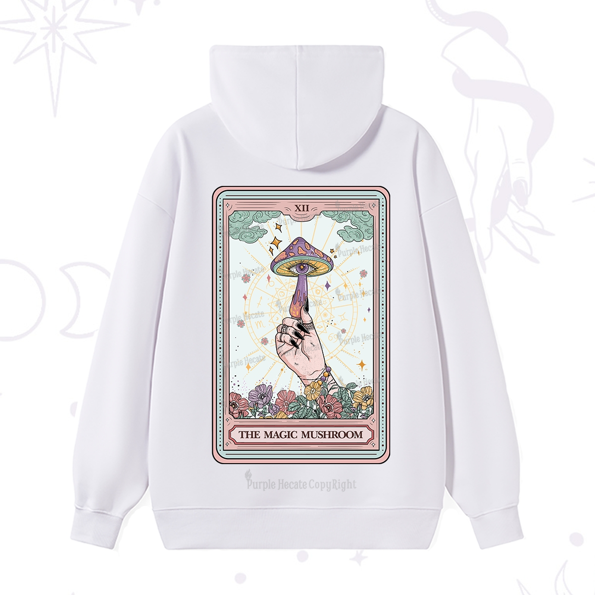 Purplehecate The Magic Murshroom Tarot Hoodie