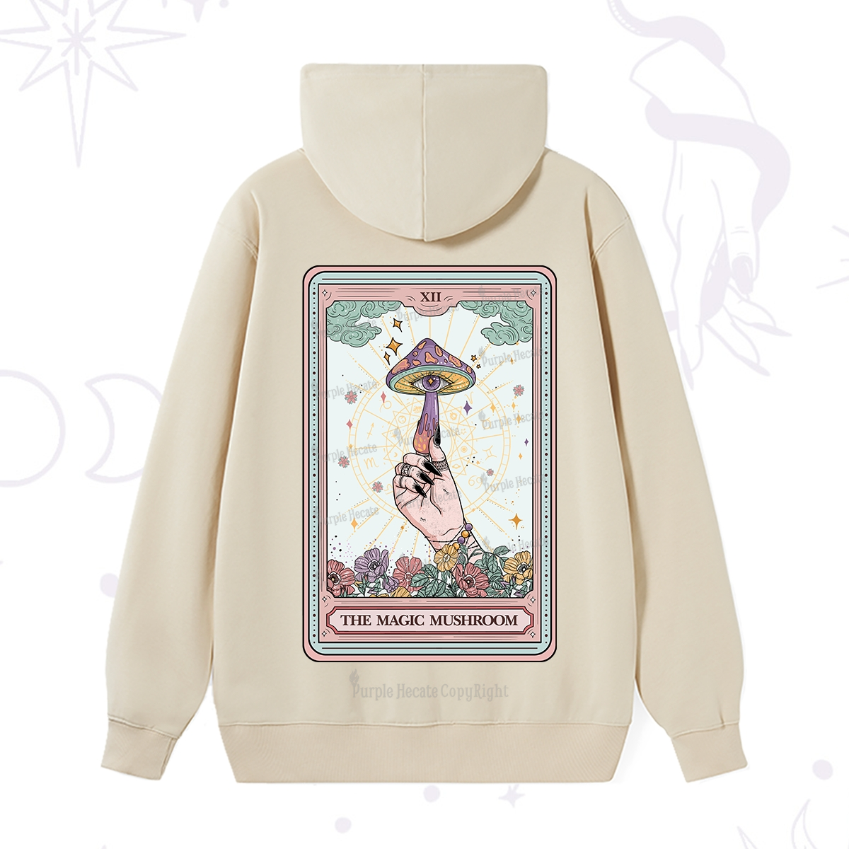 Purplehecate The Magic Murshroom Tarot Hoodie