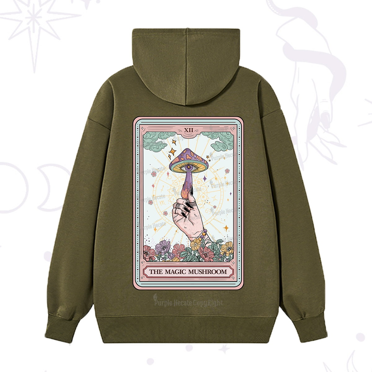 Purplehecate The Magic Murshroom Tarot Hoodie