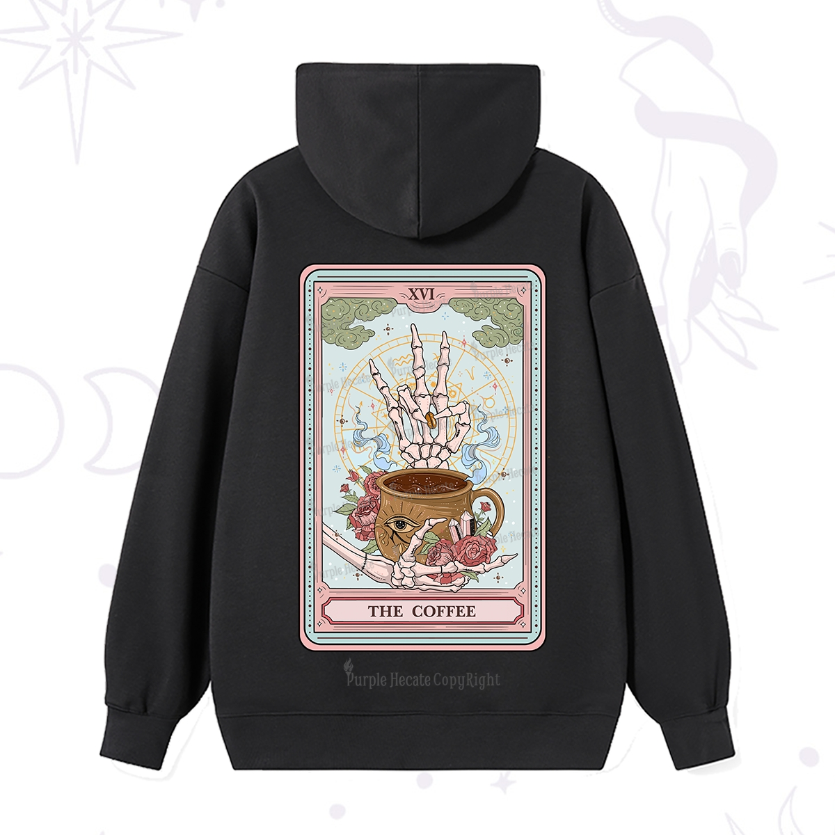 Purplehecate The Coffee Tarot Hoodie