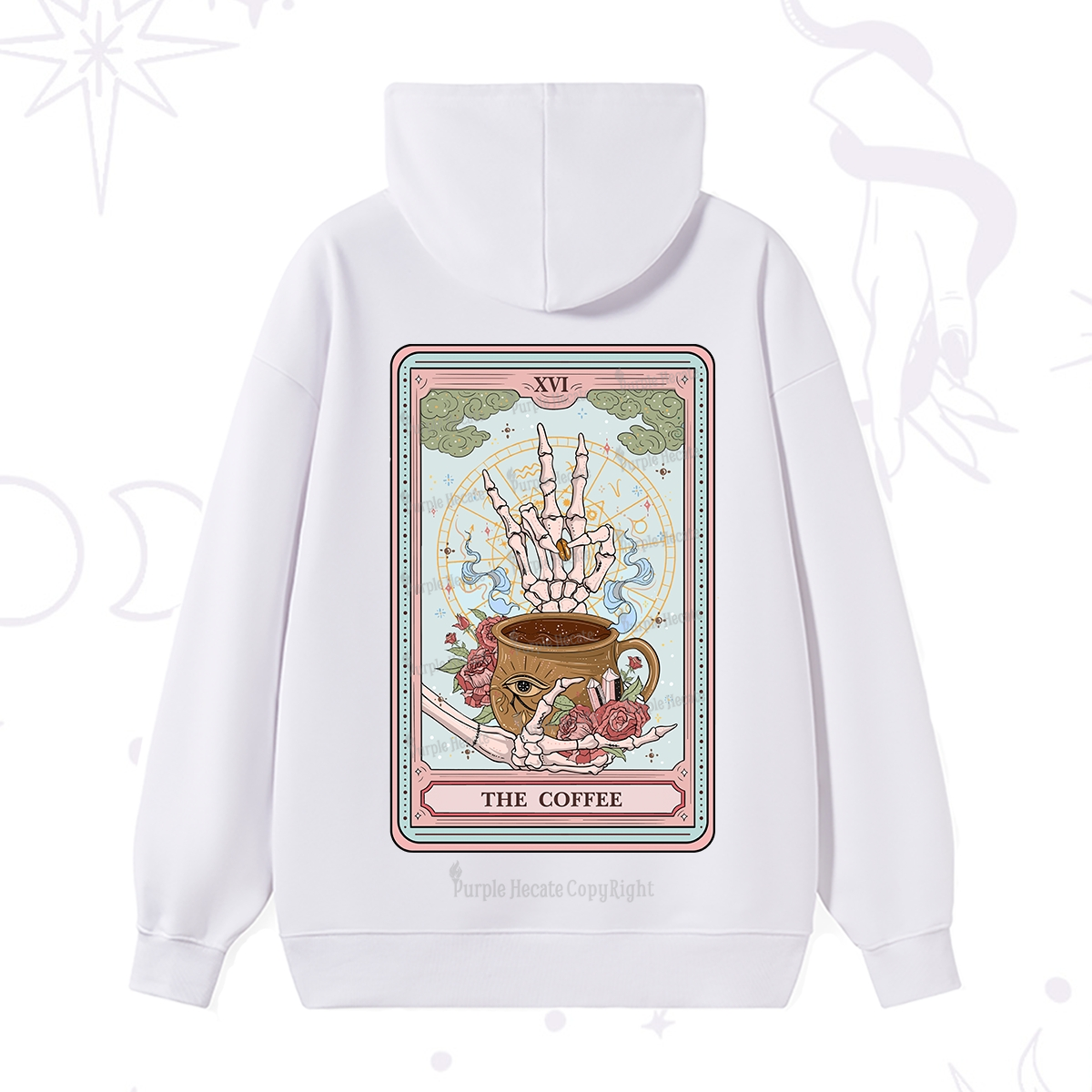 Purplehecate The Coffee Tarot Hoodie
