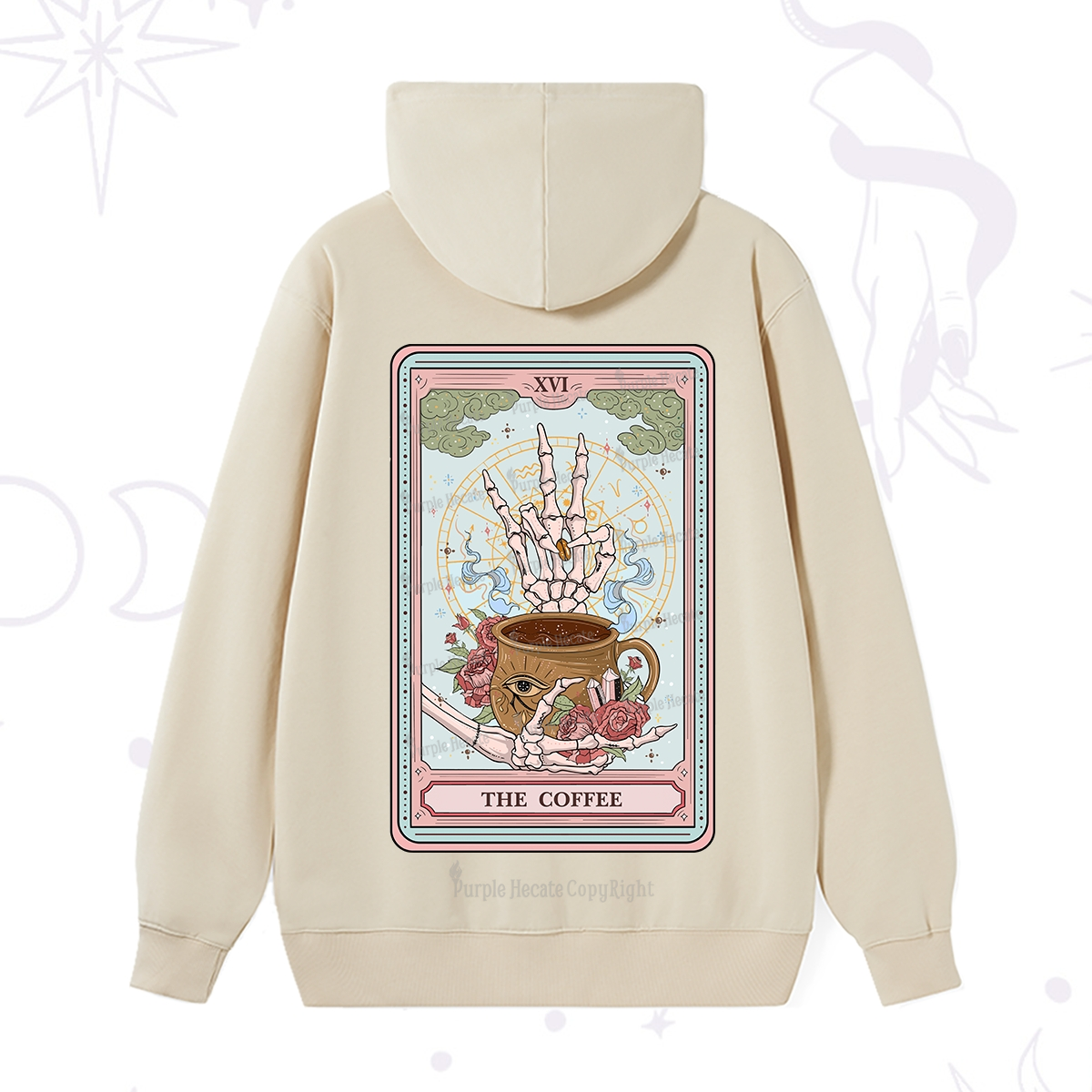 Purplehecate The Coffee Tarot Hoodie