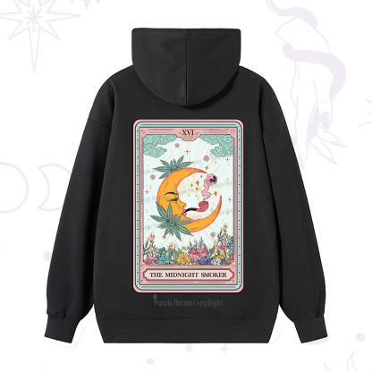 Purplehecate The Midnight Smoker Tarot Hoodie