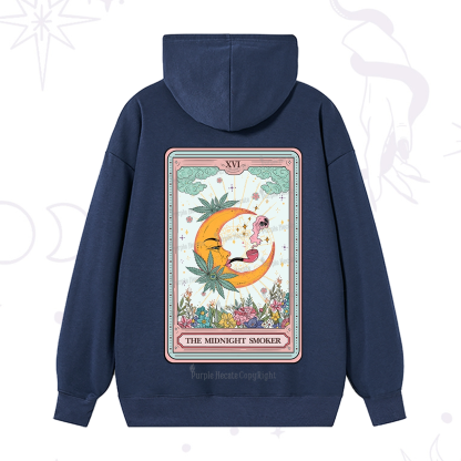 Purplehecate The Midnight Smoker Tarot Hoodie